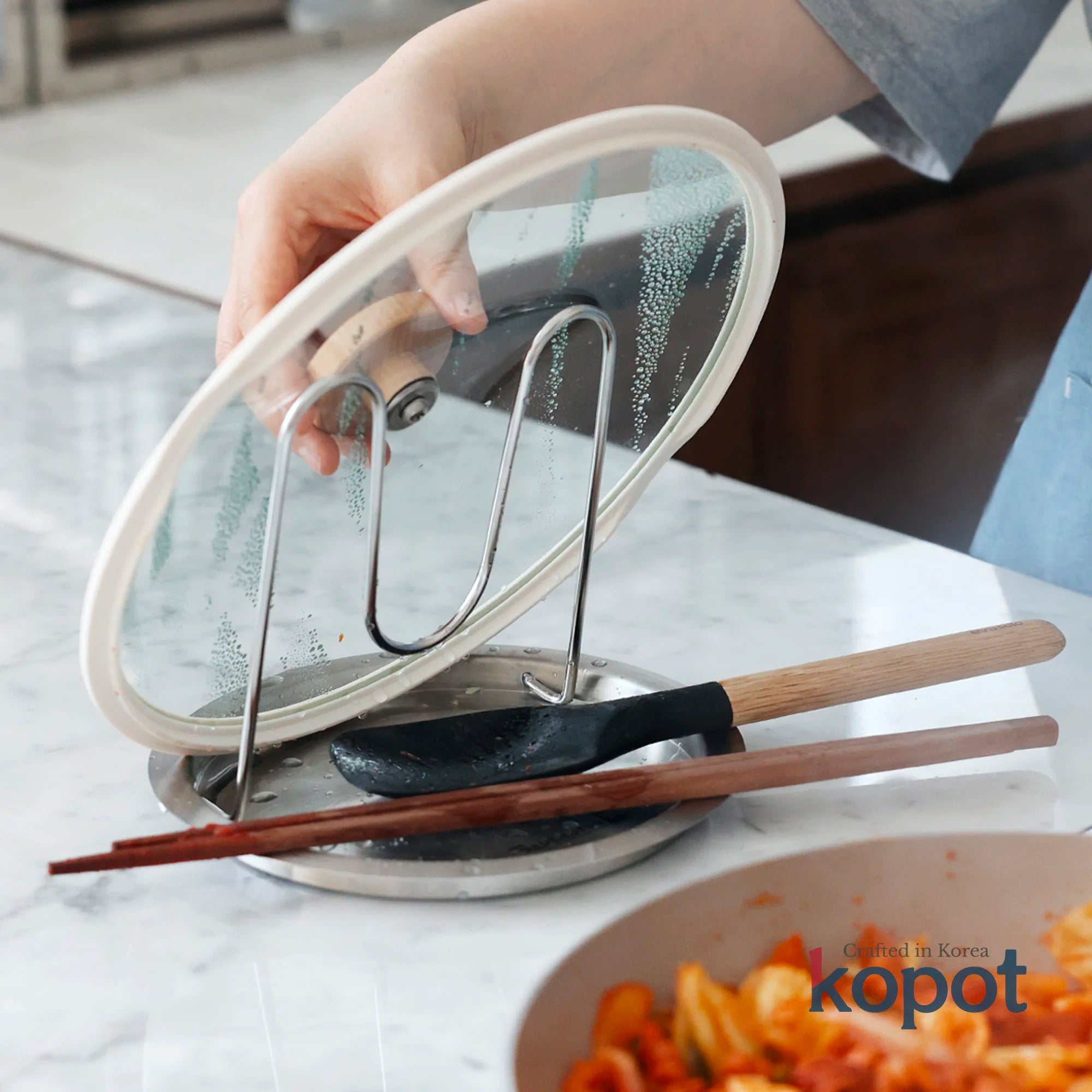 Bunny Lid and Spoon Rest